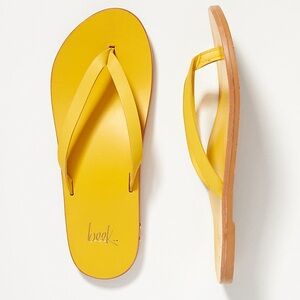 Beek Seabird leather thong flip flop sandals